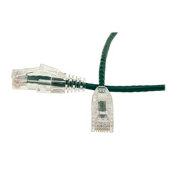 Cable Wholesale CableWholesale 1 ft. Slim Cat6 Ethernet Patch Cable - Snagless Boot, Green 10X8-85101 - main